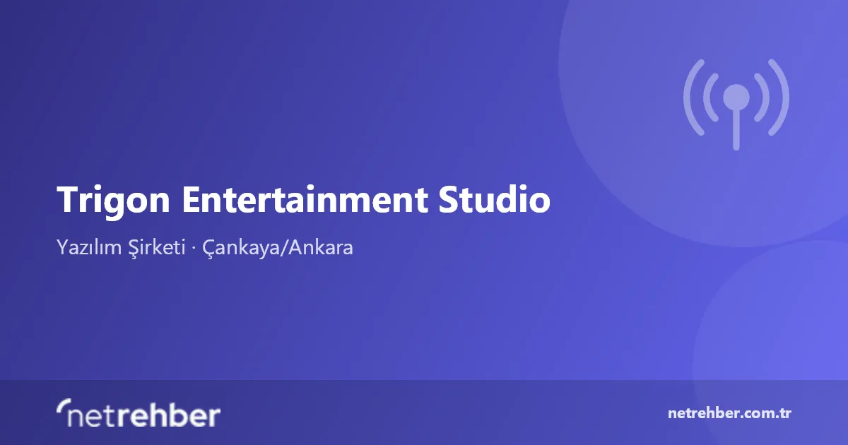 Trigon Entertainment Studio kapak görseli