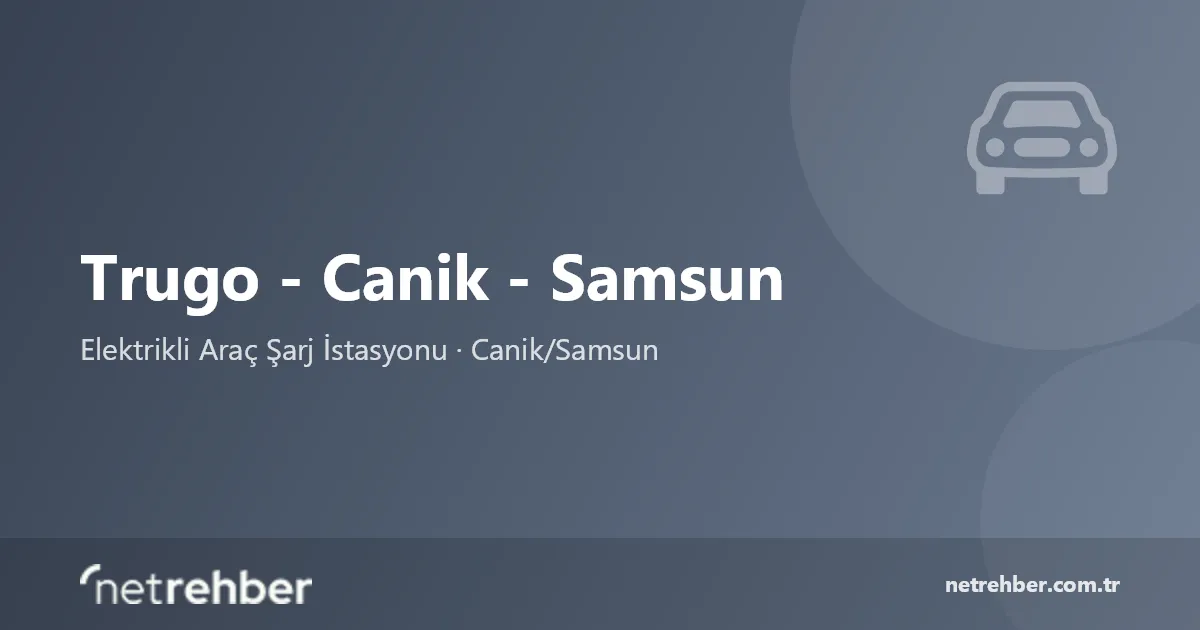 Trugo - Canik - Samsun kapak görseli