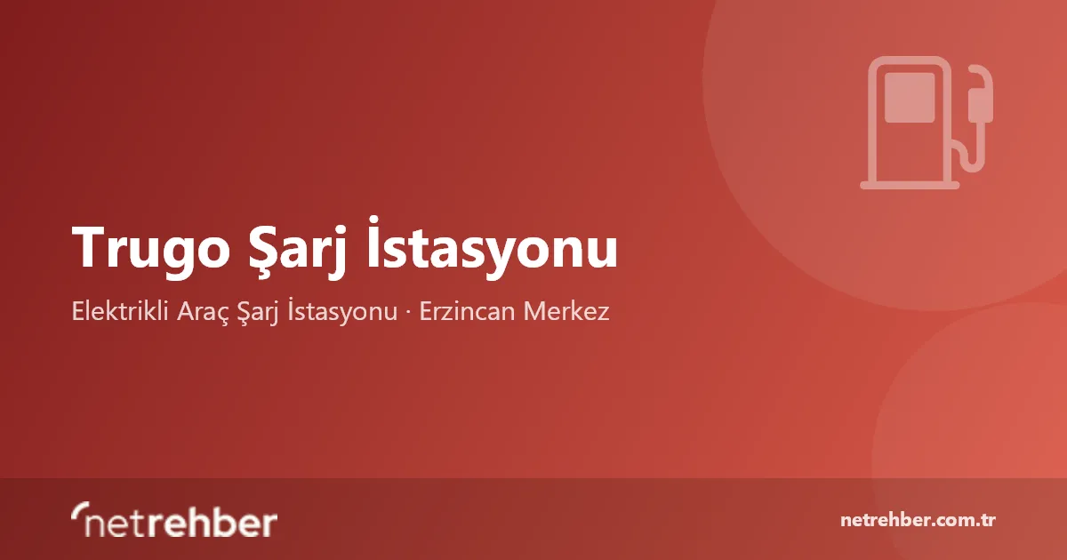 Trugo Şarj İstasyonu kapak görseli