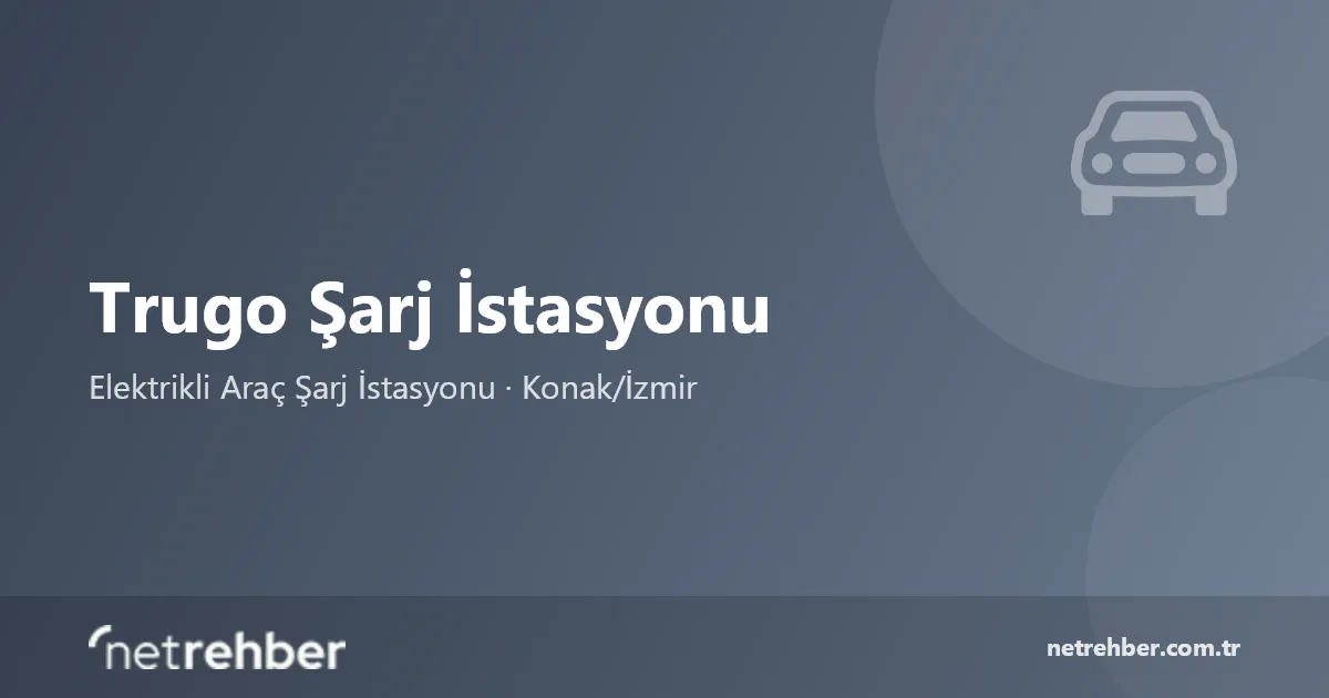 Trugo Şarj İstasyonu kapak görseli