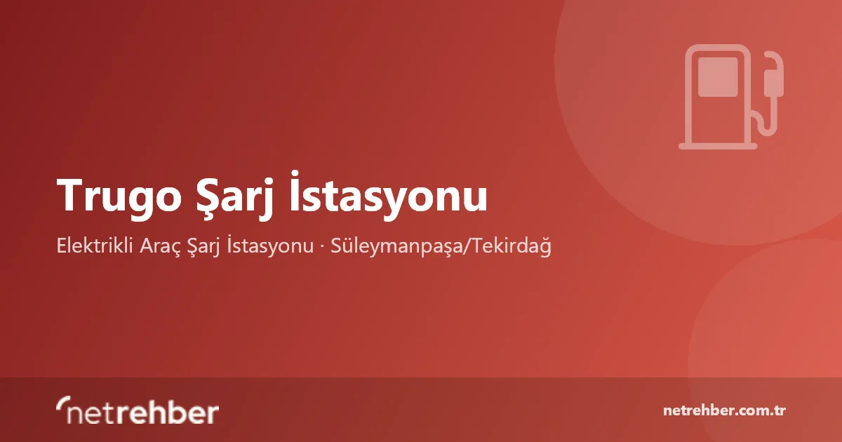 Trugo Şarj İstasyonu kapak görseli