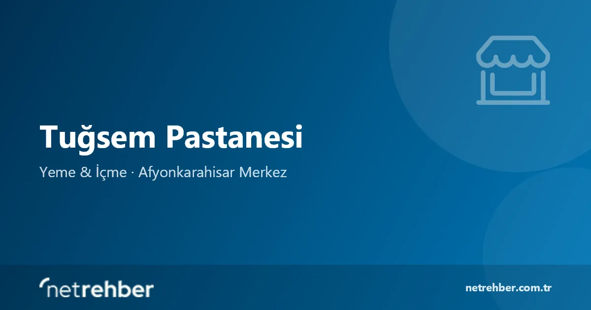 Tuğsem Pastanesi kapak görseli