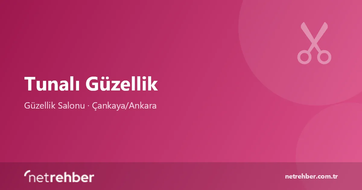 Tunalı Güzellik kapak görseli