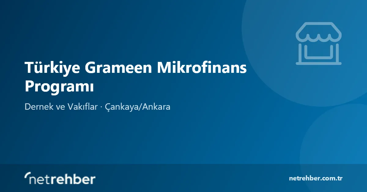 Türkiye Grameen Mikrofinans Programı kapak görseli