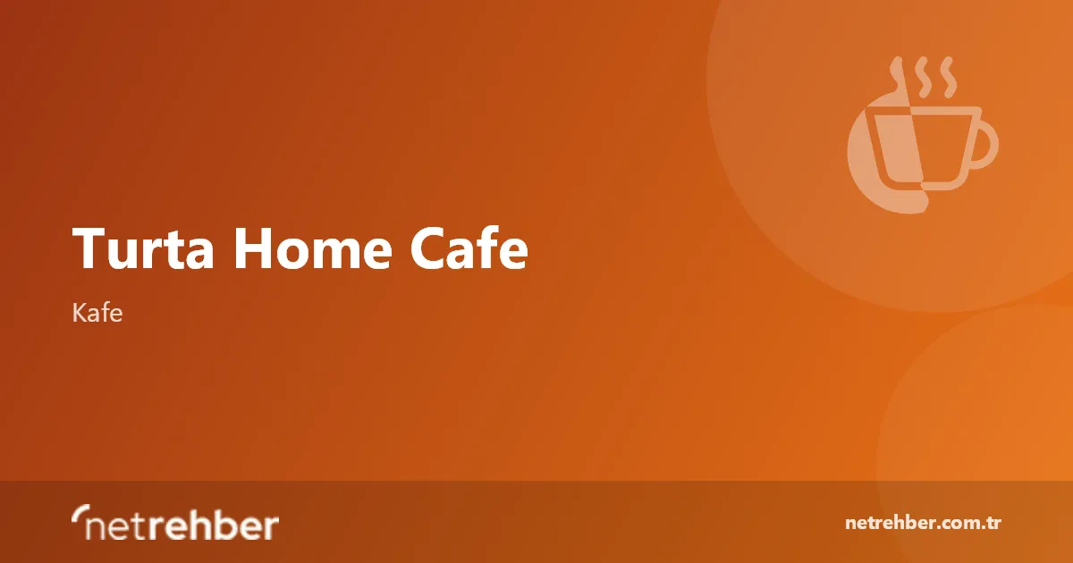 Turta Home Cafe kapak görseli