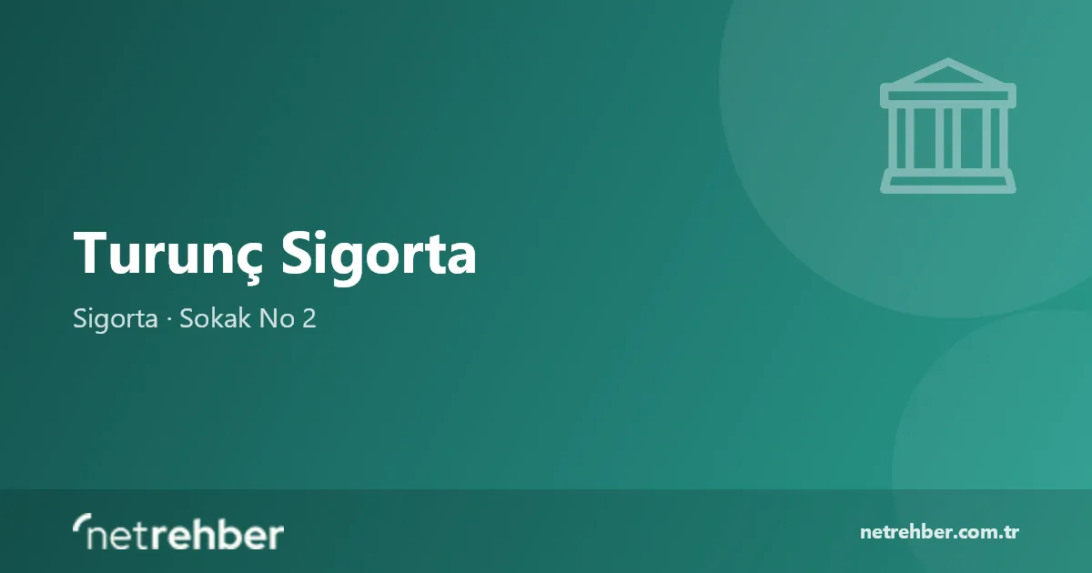 Turunç Sigorta kapak görseli