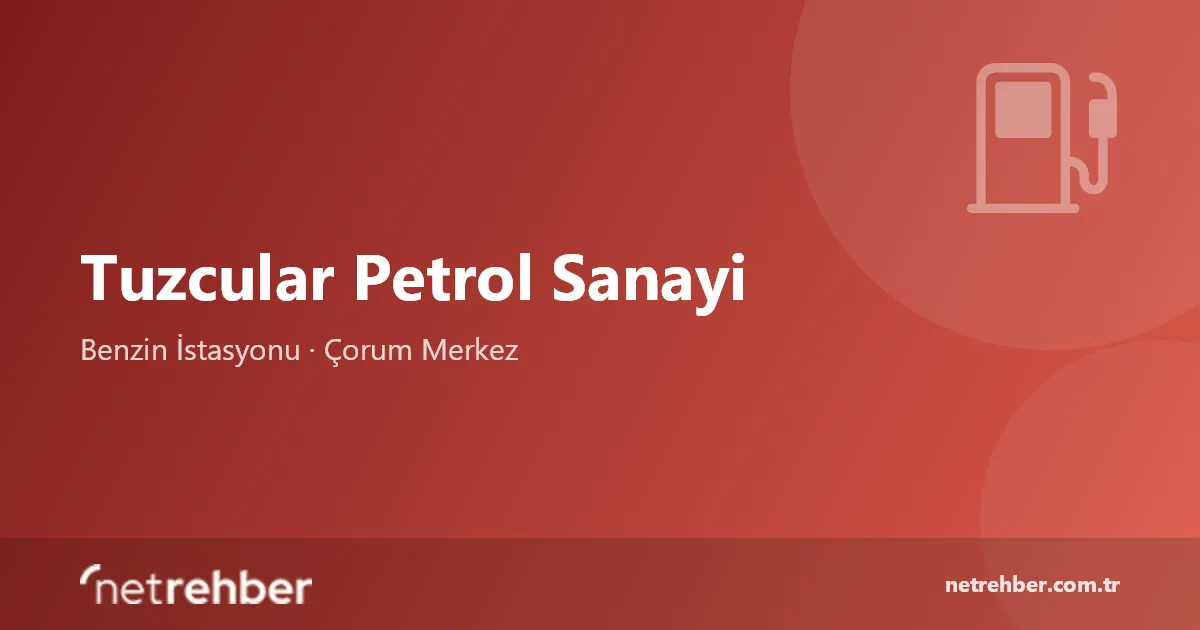 Tuzcular Petrol Sanayi kapak görseli