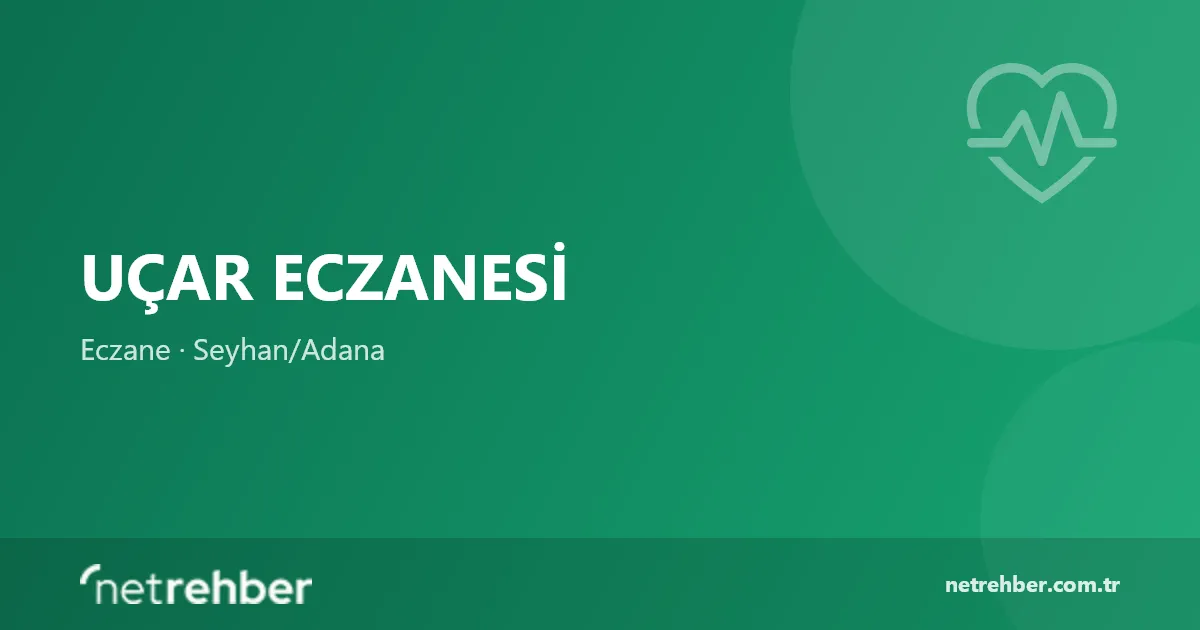 Uçar Eczanesi kapak görseli