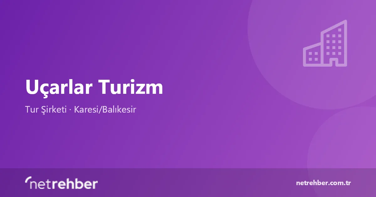 Uçarlar Turizm kapak görseli