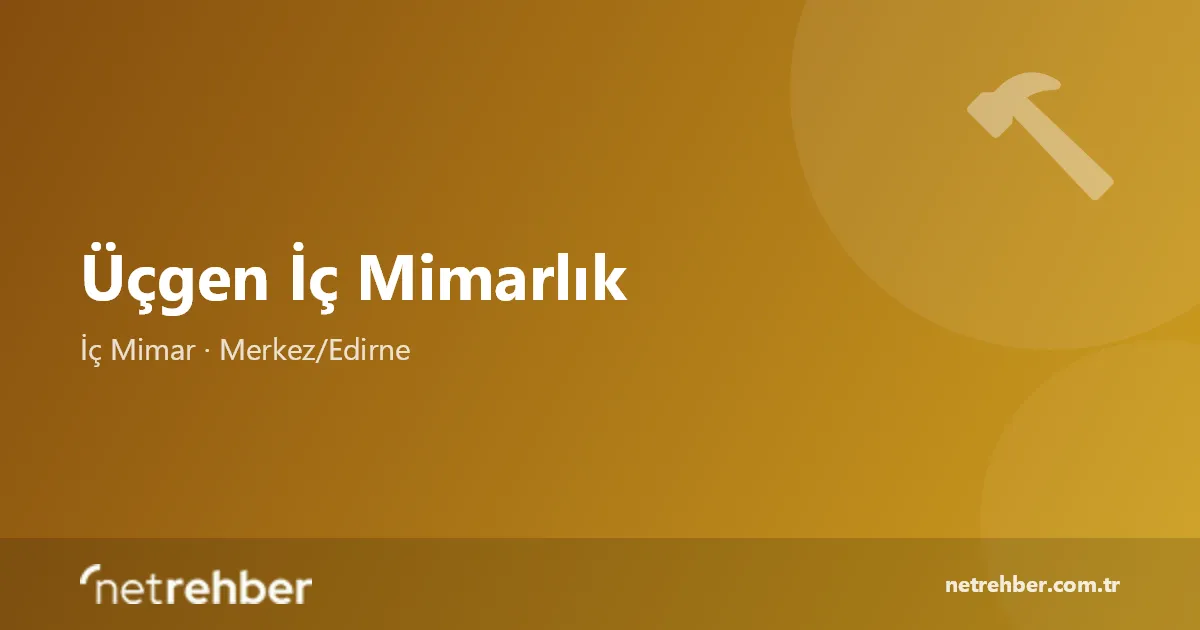 Üçgen İç Mimarlık kapak görseli