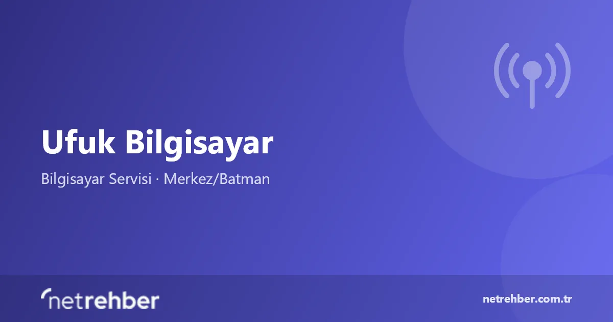Ufuk Bilgisayar kapak görseli