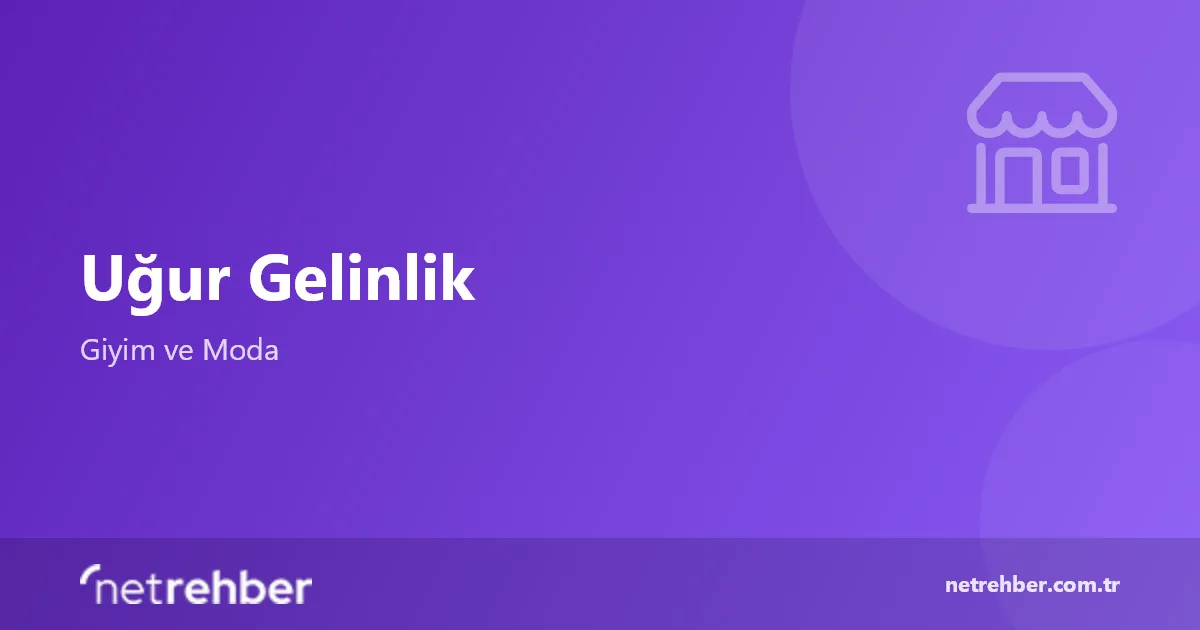 Uğur Gelinlik kapak görseli