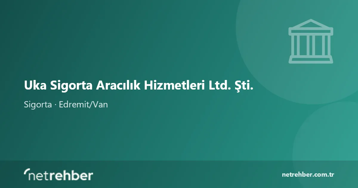 Uka Sigorta Aracılık Hizmetleri Ltd. Şti. kapak görseli