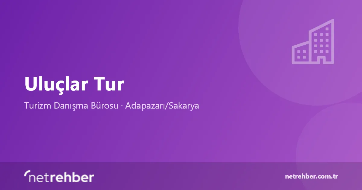 Uluçlar Tur kapak görseli