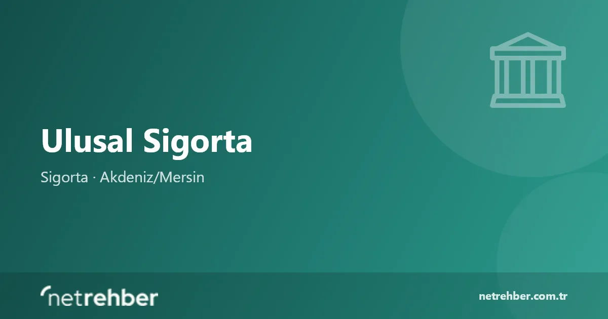 Ulusal Sigorta kapak görseli