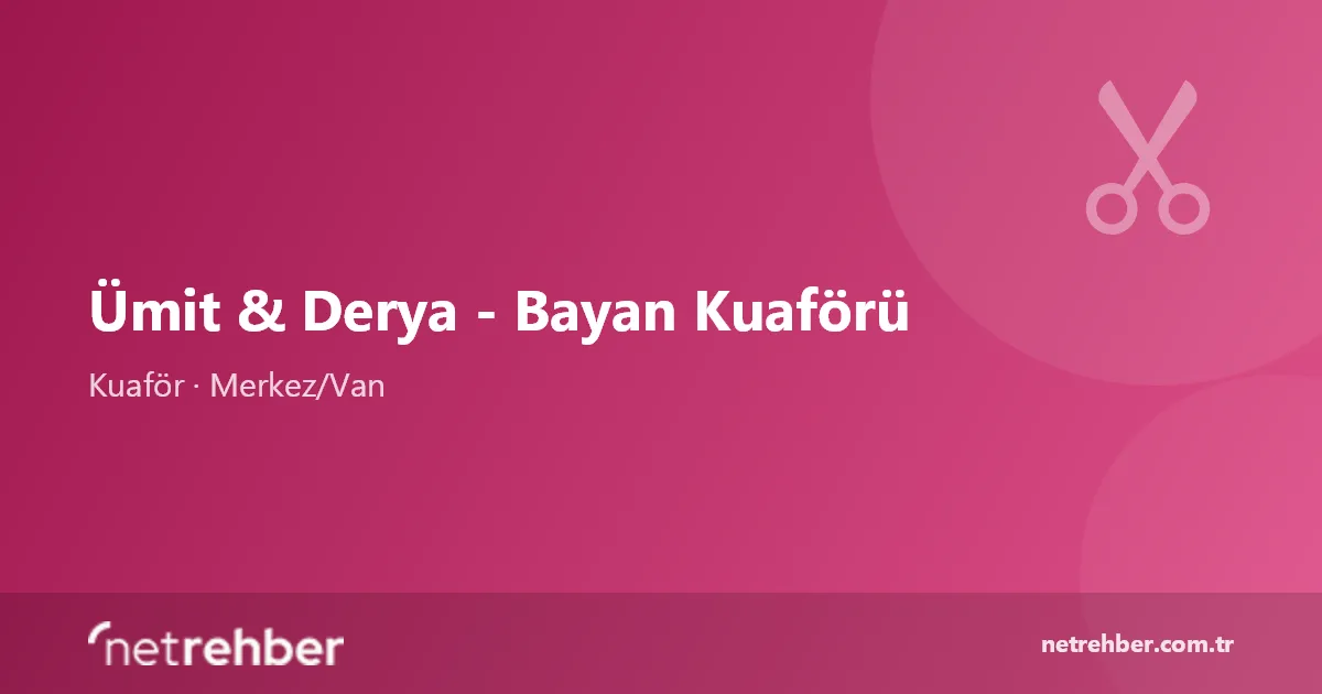 Ümit & Derya - Bayan Kuaförü kapak görseli