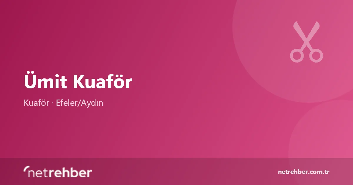 Ümit Kuaför kapak görseli