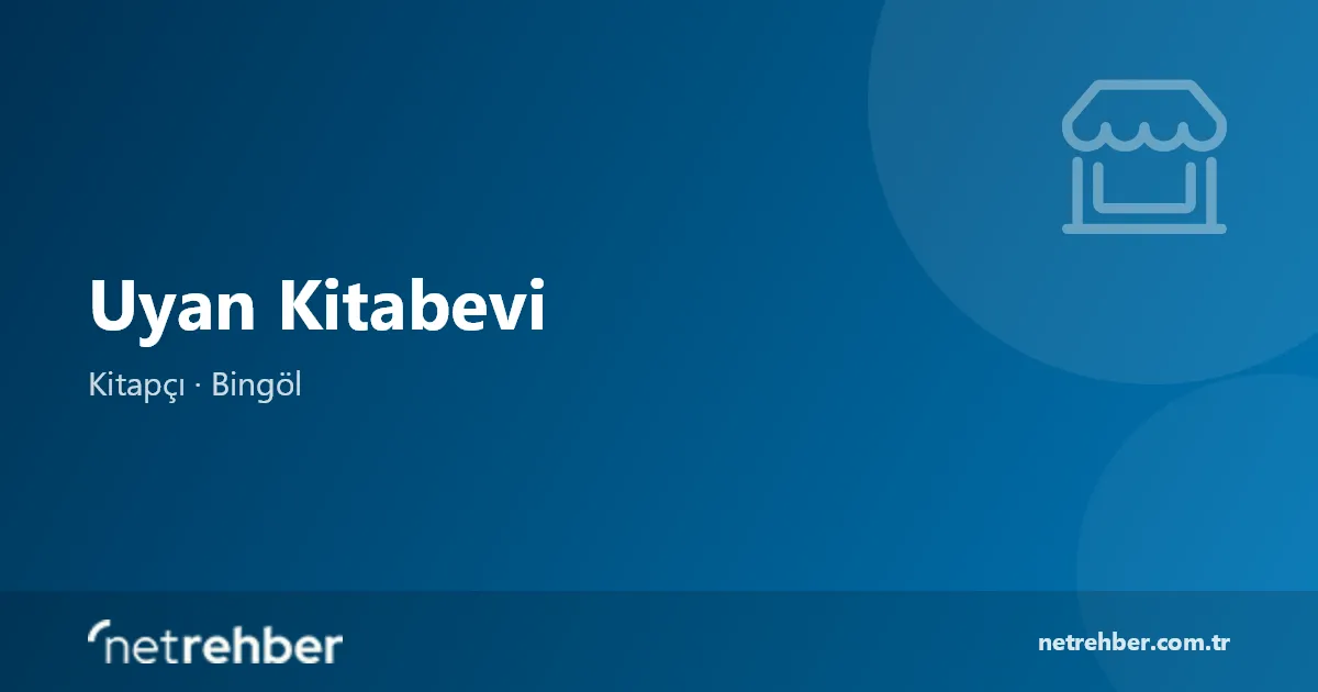 Uyan Kitabevi kapak görseli
