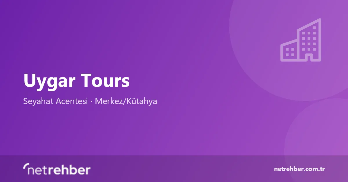 Uygar Tours kapak görseli