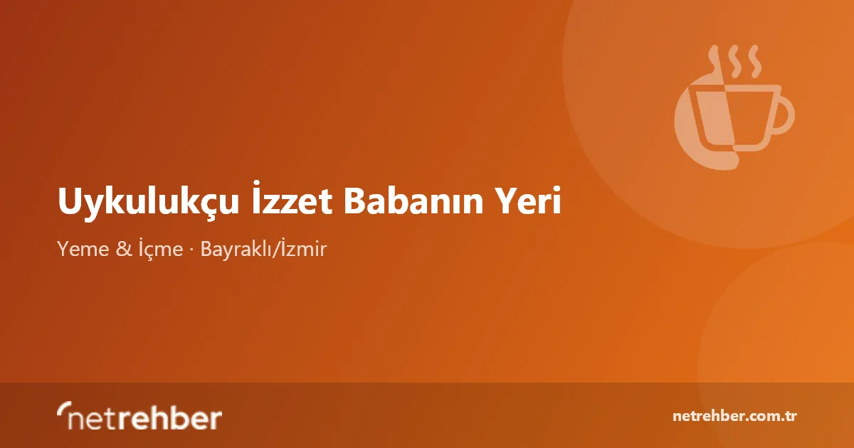 Uykulukçu İzzet Babanın Yeri kapak görseli
