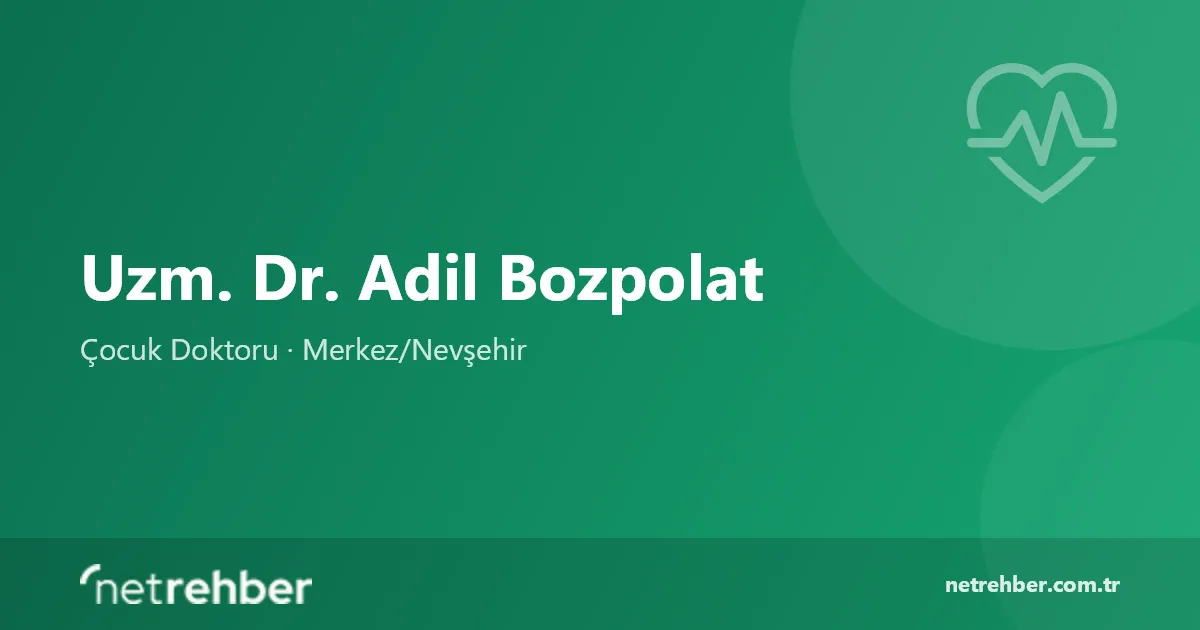 Uzm. Dr. Adil Bozpolat kapak görseli