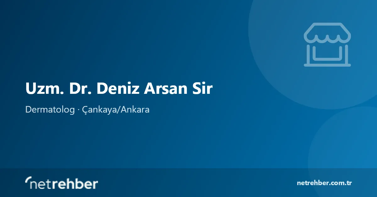 Uzm. Dr. Deniz Arsan Sir kapak görseli