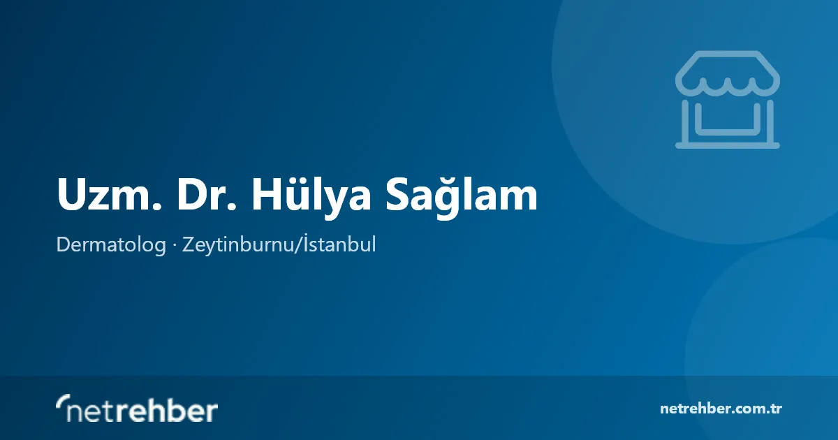 Uzm. Dr. Hülya Sağlam kapak görseli