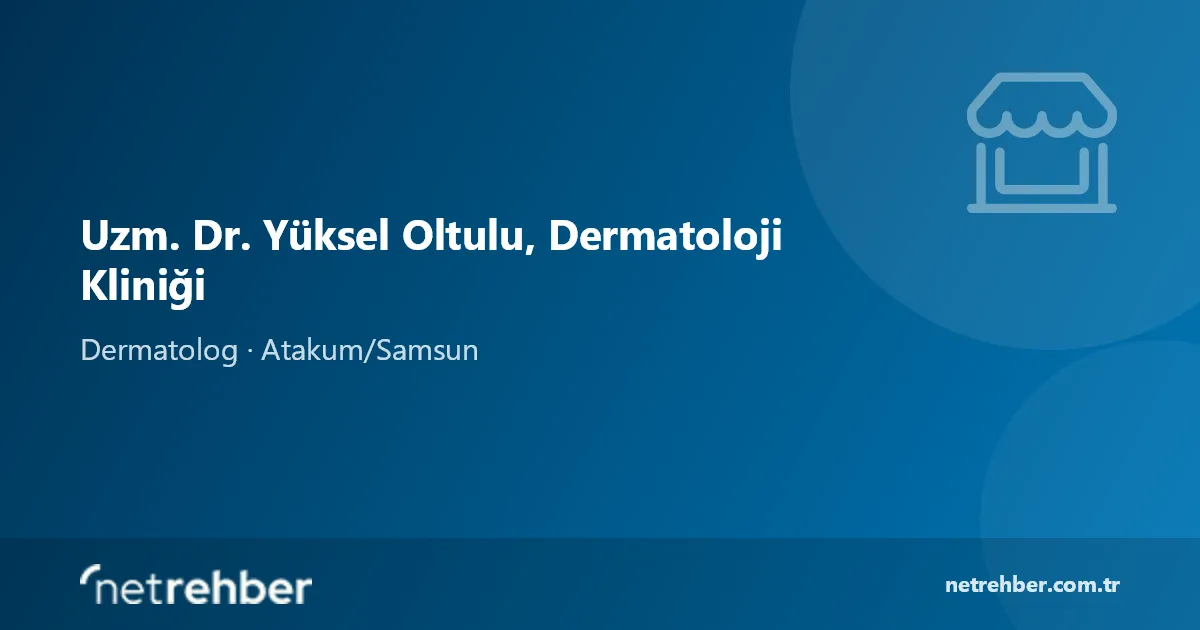 Uzm. Dr. Yüksel Oltulu, Dermatoloji Kliniği kapak görseli