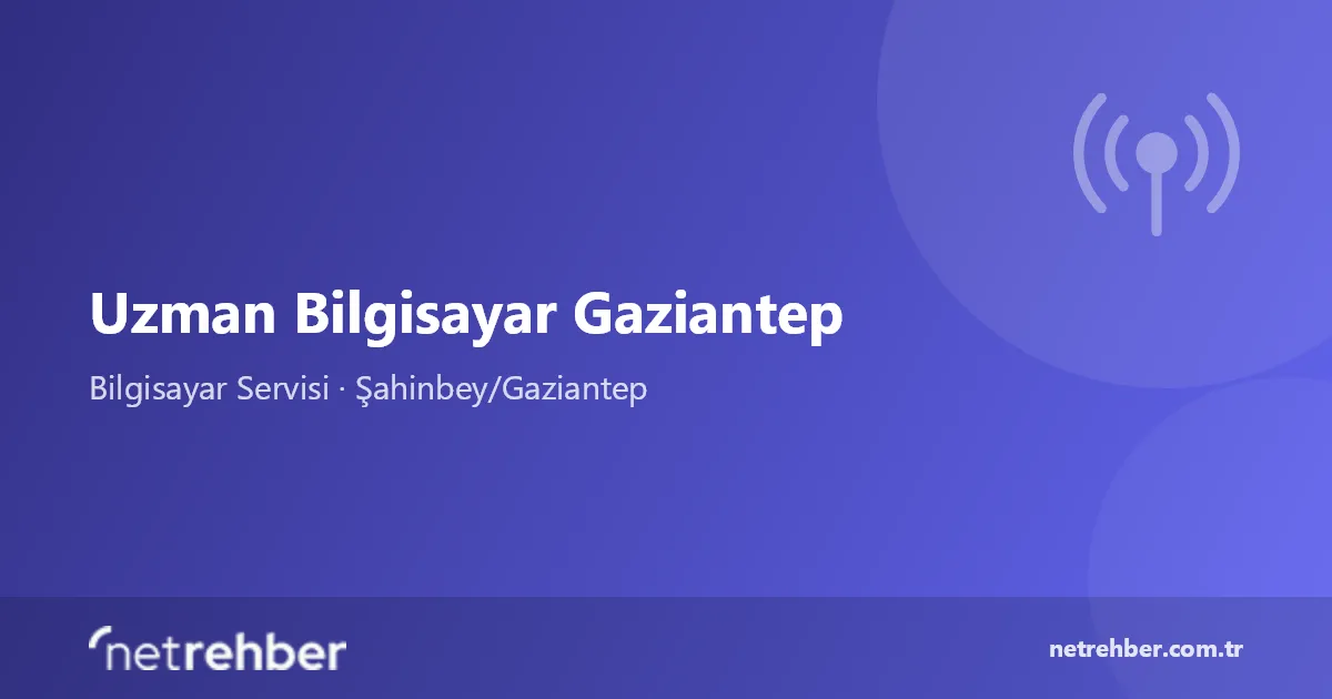 Uzman Bilgisayar Gaziantep kapak görseli