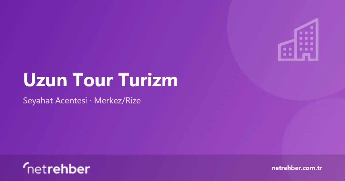 Uzun Tour Turizm kapak görseli