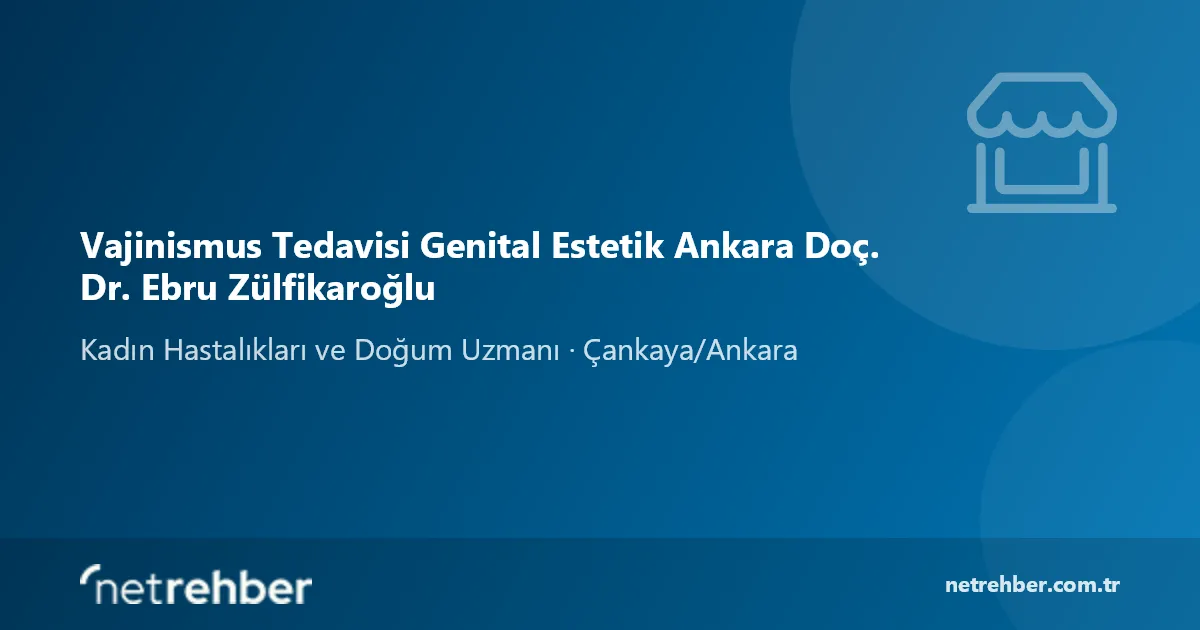 Vajinismus Tedavisi Genital Estetik Ankara Doç. Dr. Ebru Zülfikaroğlu kapak görseli