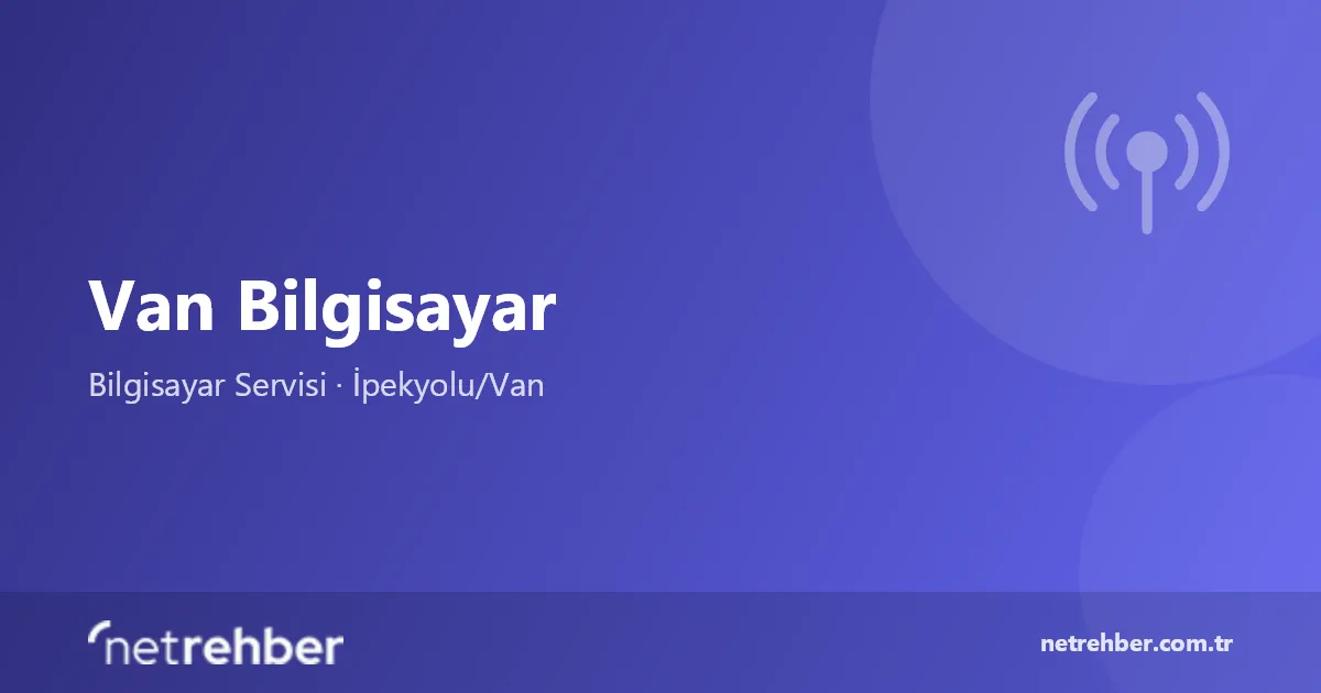Van Bilgisayar kapak görseli