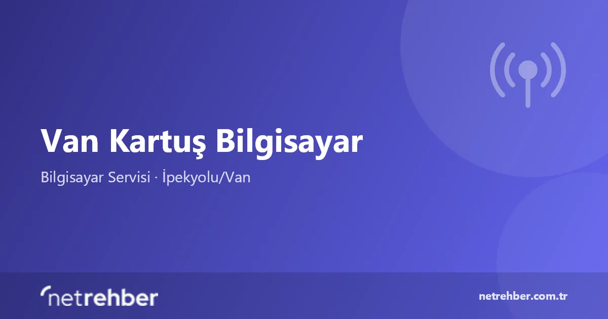 Van Kartuş Bilgisayar kapak görseli