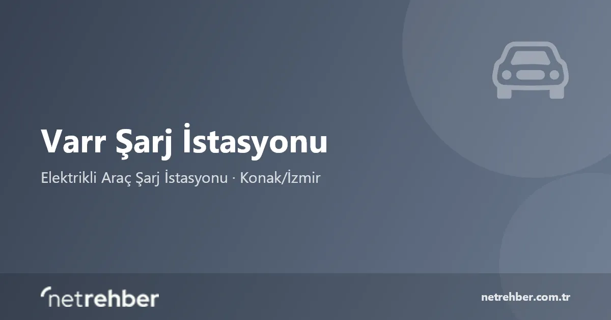 Varr Şarj İstasyonu kapak görseli