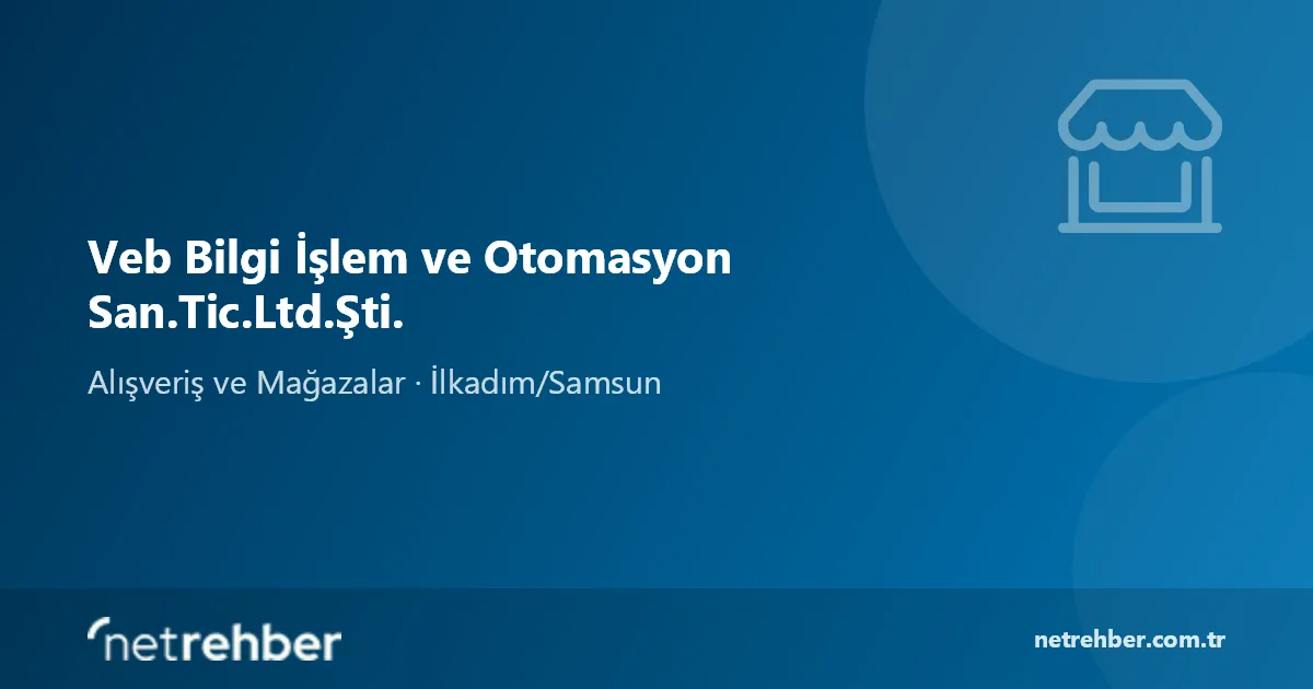 Veb Bilgi İşlem ve Otomasyon San.Tic.Ltd.Şti. kapak görseli
