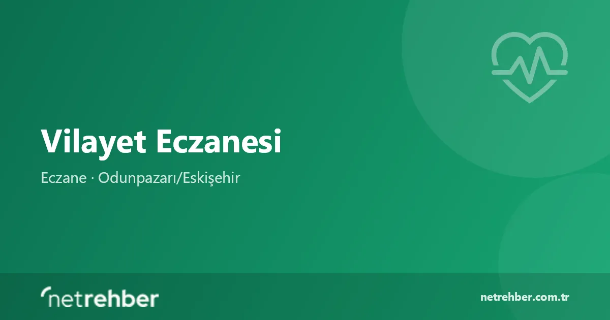 Vilayet Eczanesi kapak görseli