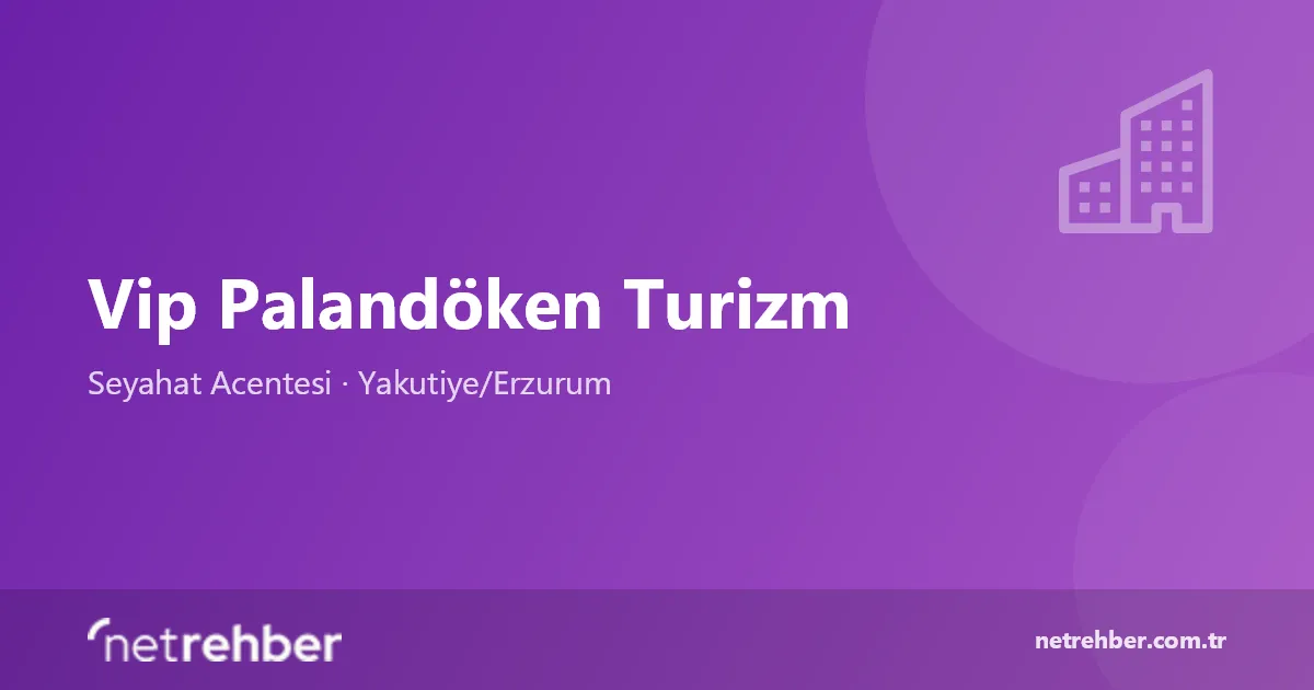 Vip Palandöken Turizm kapak görseli