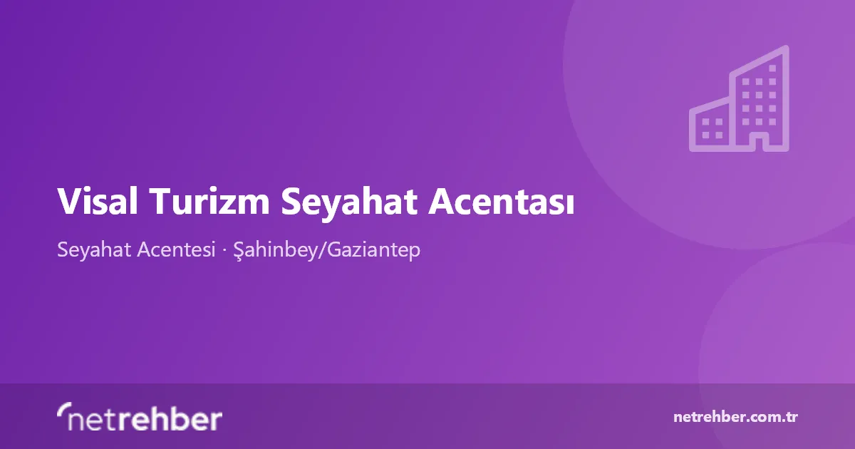 Visal Turizm Seyahat Acentası kapak görseli