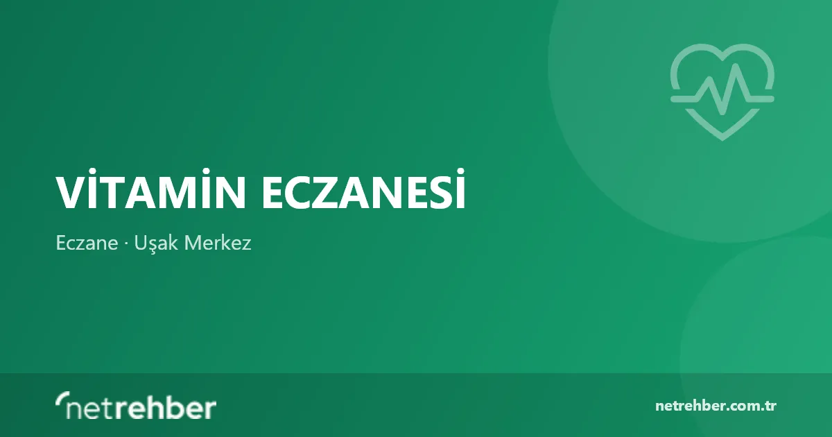 Vitamin Eczanesi kapak görseli