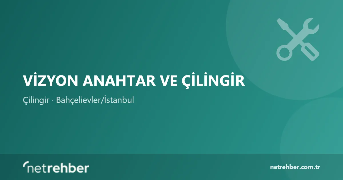 Vizyon Anahtar ve Çilingir kapak görseli