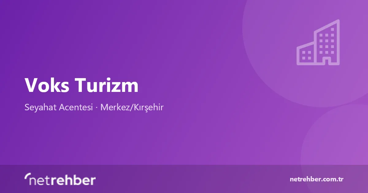 Voks Turizm kapak görseli