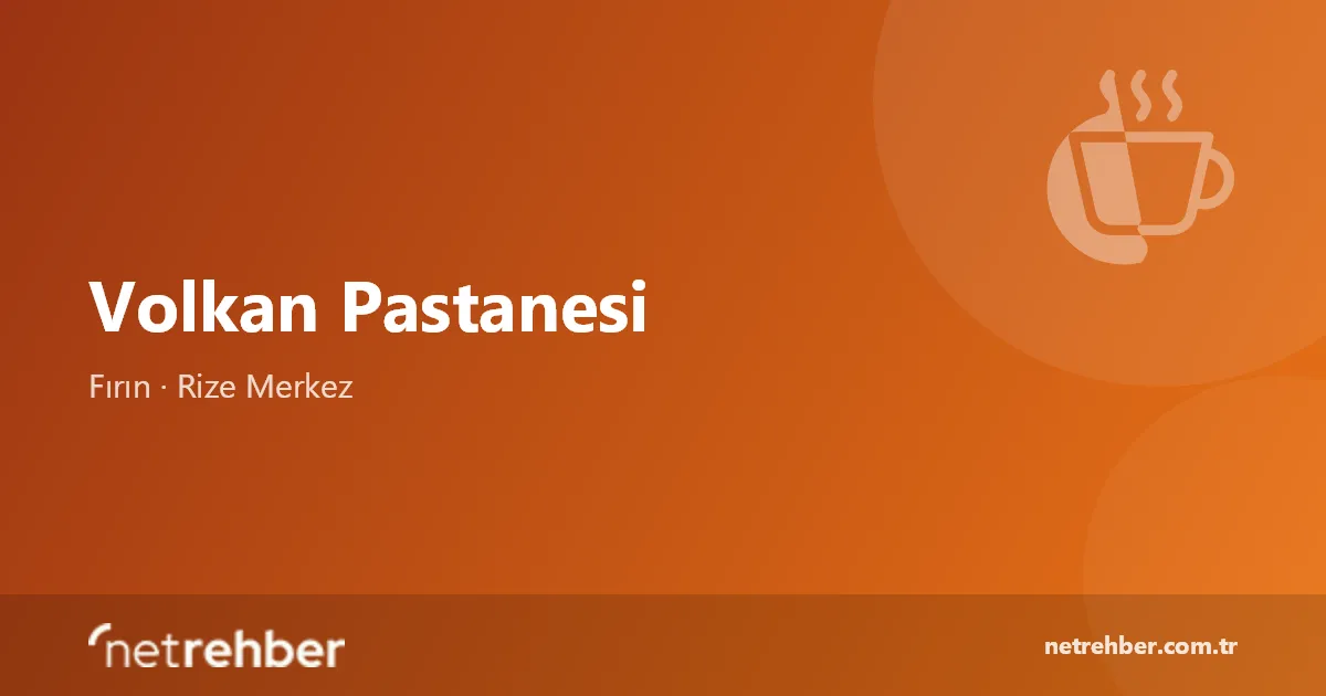 Volkan Pastanesi kapak görseli
