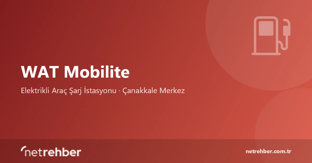 WAT Mobilite kapak görseli