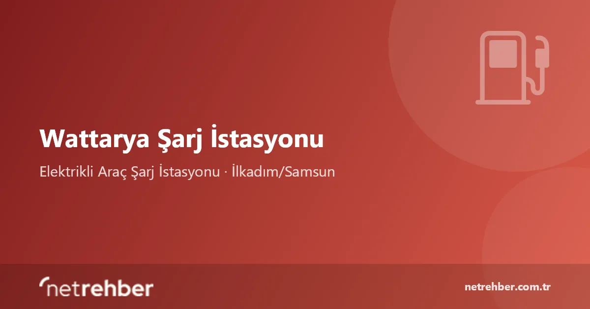 Wattarya Şarj İstasyonu kapak görseli