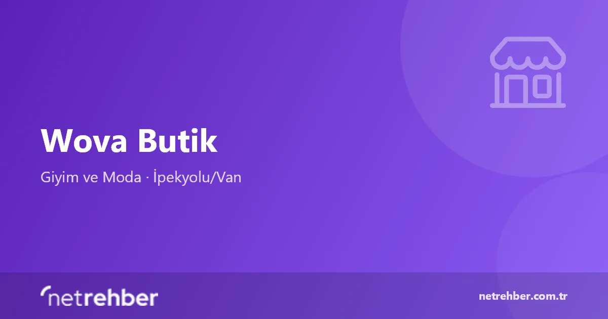 Wova Butik kapak görseli