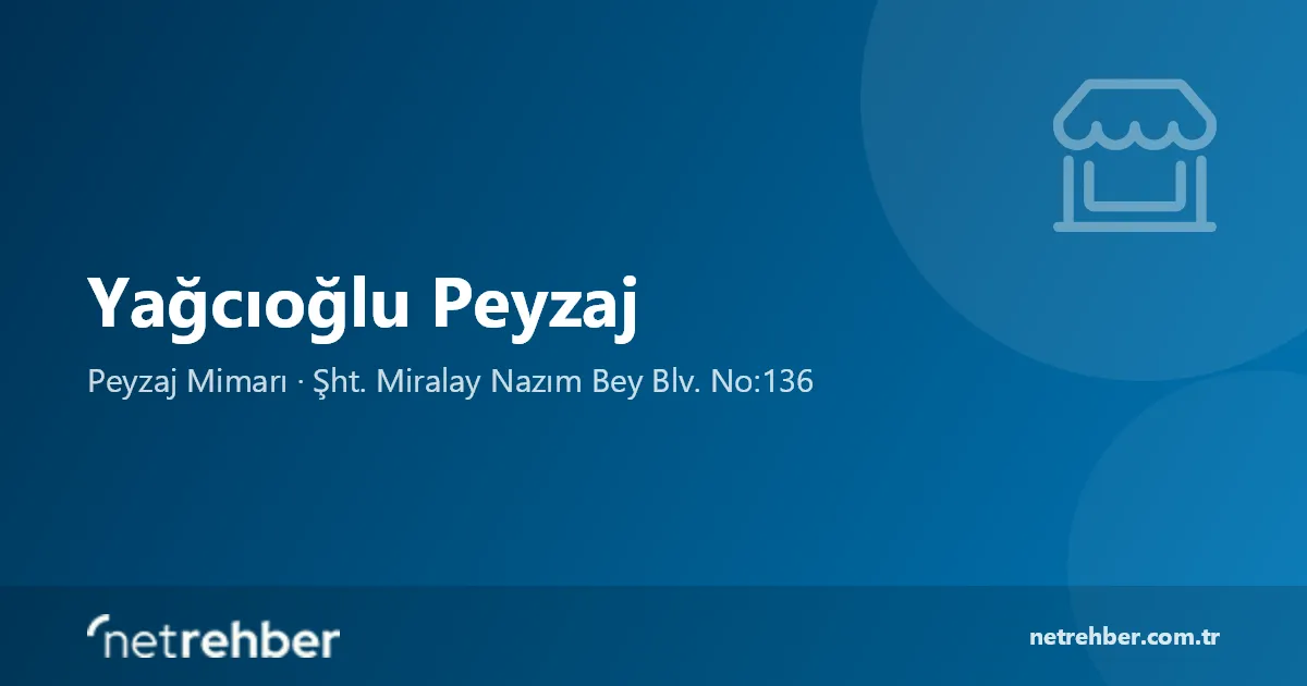 Yağcıoğlu Peyzaj kapak görseli