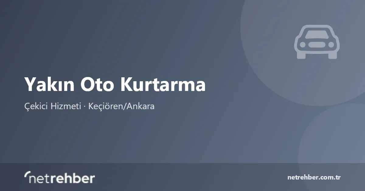 Yakın Oto Kurtarma kapak görseli