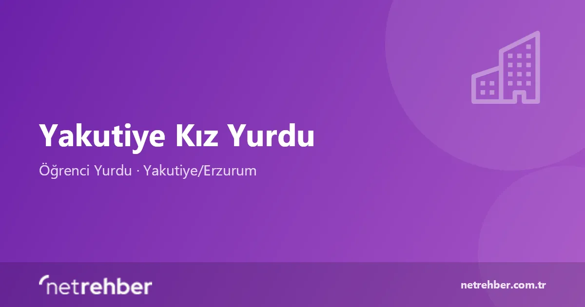 Yakutiye Kız Yurdu kapak görseli