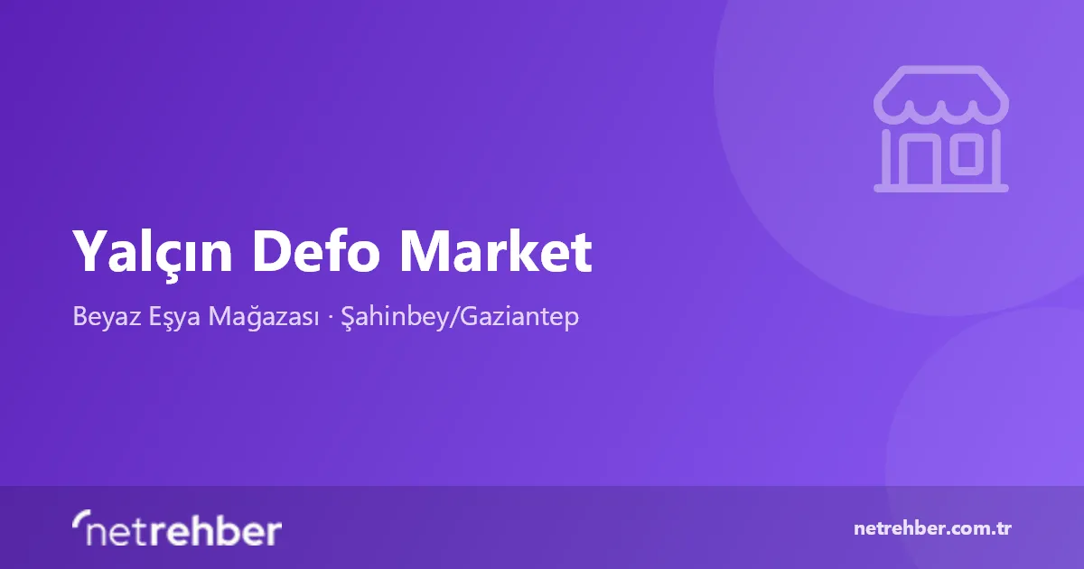 Yalçın Defo Market kapak görseli