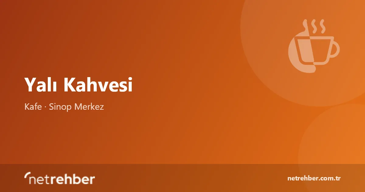 Yalı Kahvesi kapak görseli